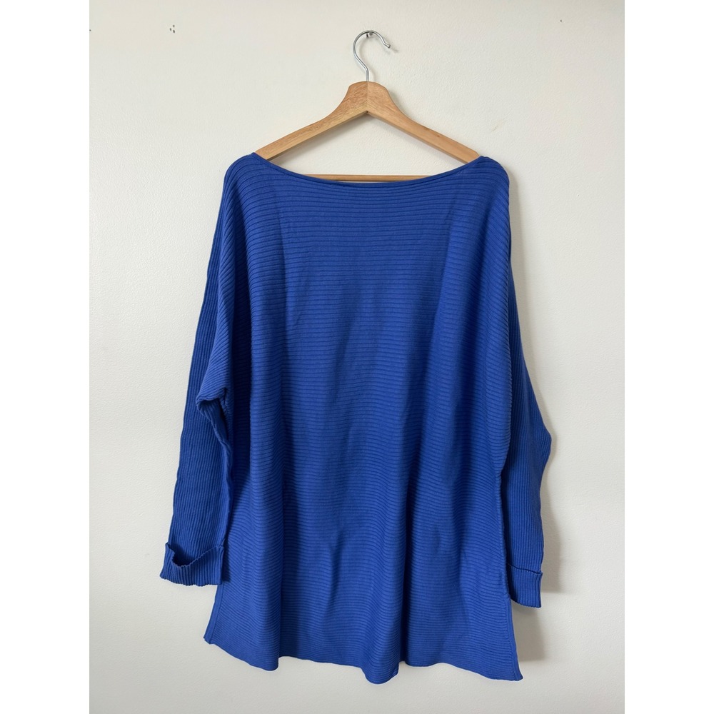 Women's Soft Surroundings Knit Sweater – Blue – Size 2X – NWT - Picture 3 of 3